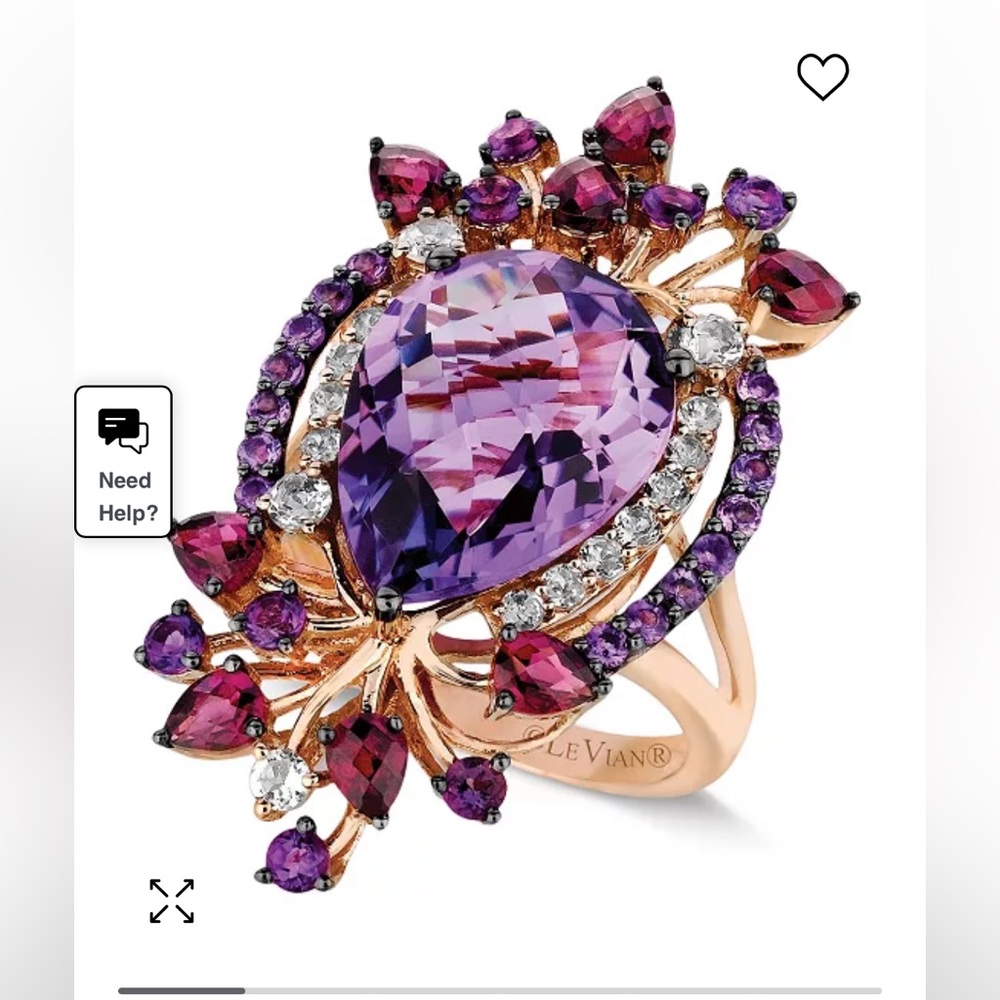 Levain amethyst ring from macys le vain